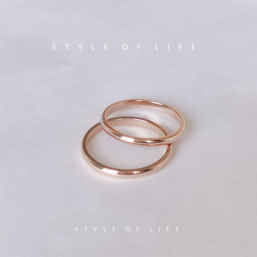 Olevo washes your hands without picking it off. Fongsong Girl American 18K rose gold-plated classic ring. Simple couple ring. It is settled at the first appointment. Rose gold 2mm wide ring. US size 7.