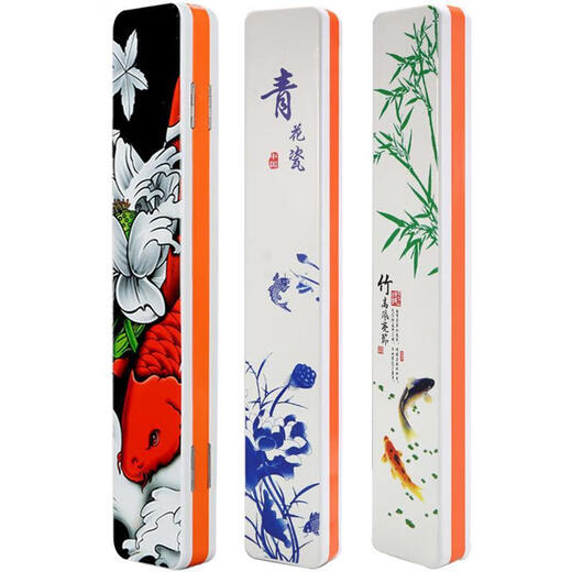 Bai Chao three-layer four-sided multi-functional float box three-in-one large-capacity line box main line set fish float box fishhook storage box three layers - 45 cm - red carp