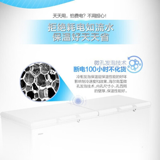 海尔829升冰柜商用大容量冷藏冷冻转换双门超低温冷柜深冷速冻保鲜柜 829L 电子温控BC/BD-829HEZ