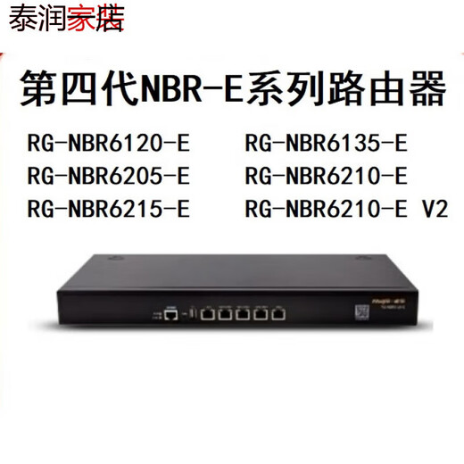 RG-NBR6120-E 6135 6125 6205 6215 6210-E V2网关路由器 RG-NBR6205-E(带机500) 全新未