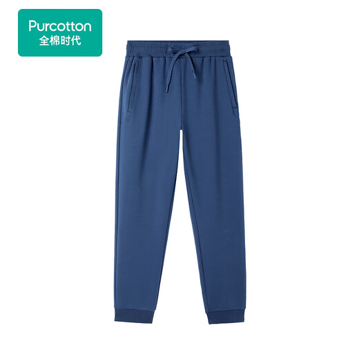 
PurCotton 2024 Spring Men's Air Layer Trousers 170/80A Gray Blue, 1 Pack Gray Blue M