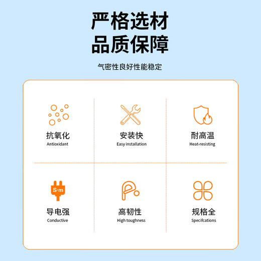 Baye Automotive Connector 6.3 Series 2-hole ABS plug and socket butt connector male and female connector complete set BY-DJ7021-6.3-11/21
