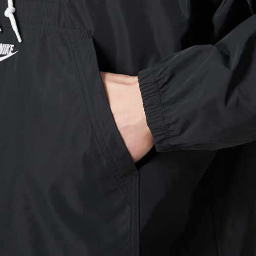 耐克（Nike）卫衣男装2025春季新款运动服梭织透气半拉链男士套头衫 FN3893-010黑色 L