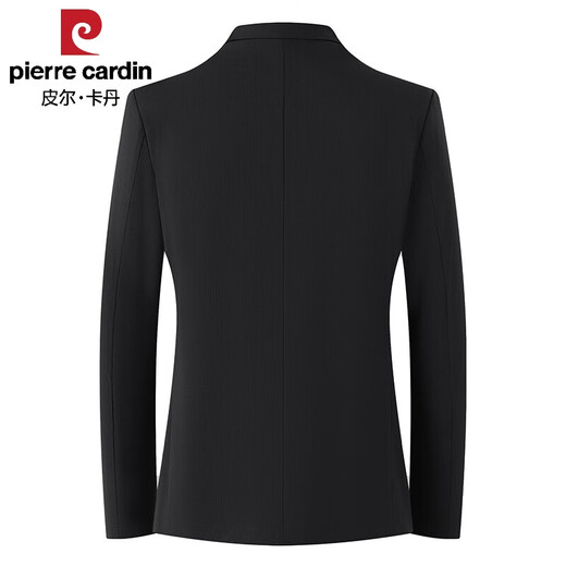 Pierre Cardin High-End Business Casual Anzug Herren 2025 Frühling und Sommer Neue leichte und dünne Ice Seidenanzug Single Western Jacket Herren 9901 Black XL 180