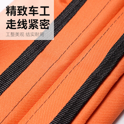 Niuxiang Tool Bag Electrician Repair Storage Bag Large Capacity Tool Bag Weak Current Carpentry Portable Oxford Cloth Bag Thickened Herringbone Ladder Storage Bag OP Bag