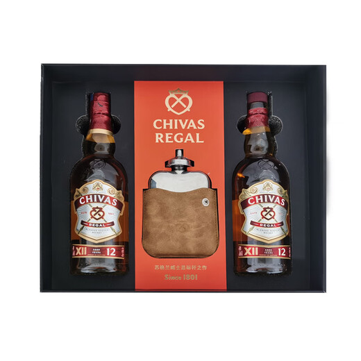 Chi Wah (Chivas) 12 years of Scottish Bad Terminal Wells 500ML Double Pingqi Rivers and Lakes Goodbye Box