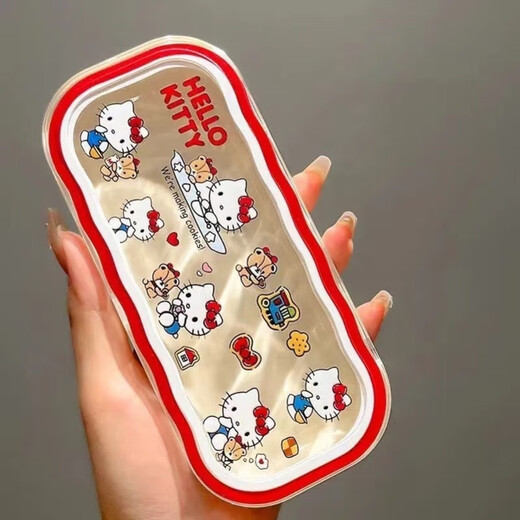 
Transparent glasses box children helloKitty girl Japanese cute glasses box student children cartoon sports shy kt cat-H86