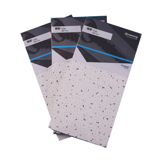 Armstrong RH90 Mineral Wollboard -Schallabsorption Board 600x600 Bürodecke -Schallabsorptionsdecke W1591 Customized Metric 595x1195 Flachtafel (W1593)