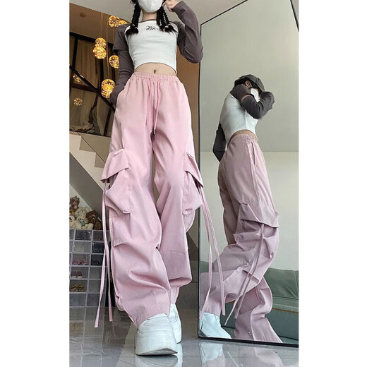 7 High Street Workwear Casual Pants для мужчин и женщин в летнем дизайне прямой пары с широкими мужскими брюками Nynz-687 плюс флисовый черный XL [Предложить вес 110-125 Jin [Jin равен 0,5 кг]]]