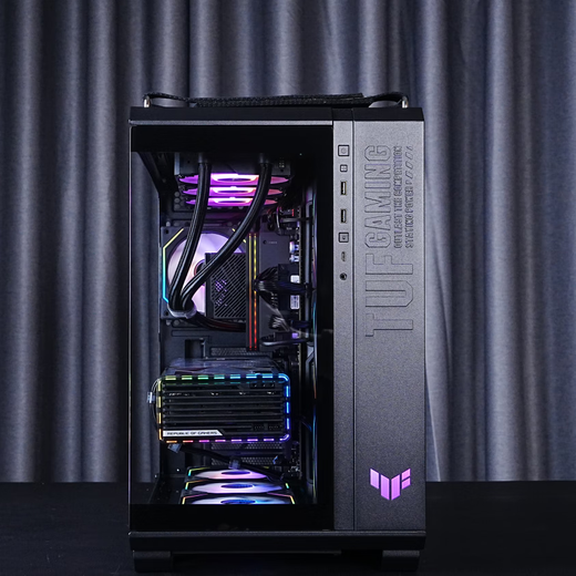 ASUS family barrel i9 14900KF host RTX5080 host ASUS Z890 ROG family barrel Helios game 4K rendering assembly computer game console Prism 4th generation fan*7