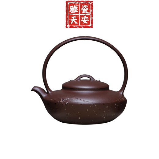 祥致套壶 原矿底槽清名家实力派王甜甜全手工宜兴紫砂中式泡茶器 祥致套壶 690cc 601mL(含)-700mL(含)