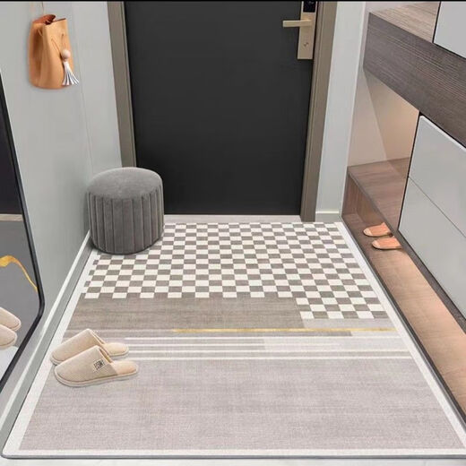 Shansui entrance hall vertical version modern entrance carpet door mat door floor mat household cuttable entry floor mat carpet thickened visual aesthetic 100 120*140cm