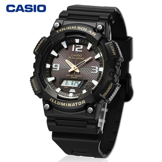 CASIO watch men's optical kinetic energy waterproof and shockproof sports electronic Japanese and Korean watch as a gift for boyfriend AQ-S810W-1B
