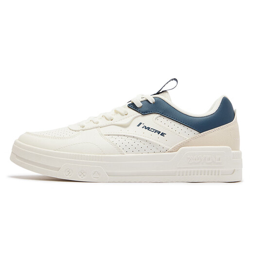 361 zapatos de tablero para hombres otoño casual transpirable de suela pequeña pequeña zapatilla blanca baja