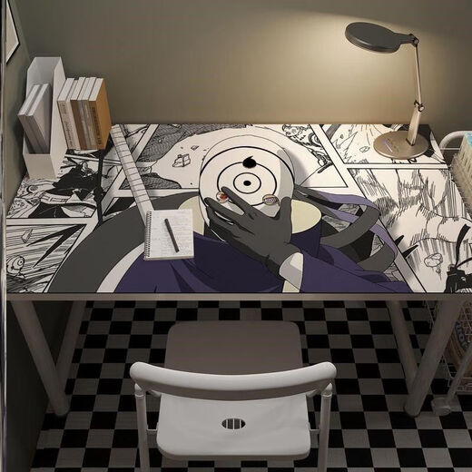Naruto peripheral table mat Naruto anime 2D student desk mat waterproof dormitory table mat dirt resistant ZDA leather-834 60*40CM