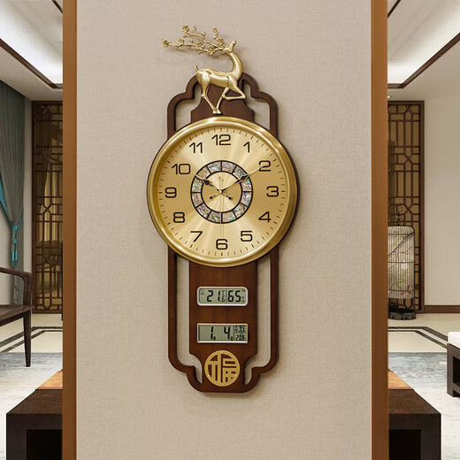 2025 Último japonés i Seiko Brass Brass Watch Reloj Sala de estar Hogar Fulu Copper Creative Wannian [Movimiento silencioso] LT-6189 Braso de pared de latón Otro