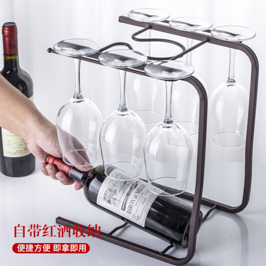 Green Apple Red Wine Glass Crystal Glass Goblet Wine Glass Home Wine Glass Set 8-piece Red Wine Glass*6 Decanter*1 Cup Holder*1S35/L8