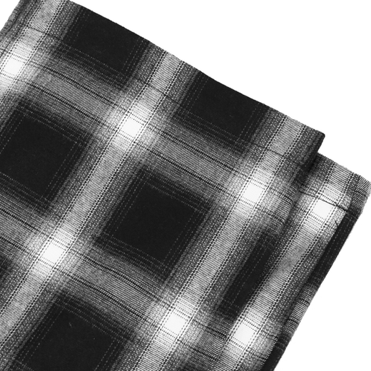 SLAMBLE spring new black and white plaid straight sweatpants for men and women, trendy loose and versatile casual sports trousers, black and white plaid L