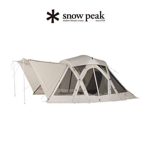 Snow Peak【65周年限定】雪峰Living Shell Pro.户外野营客厅帐篷TP-653/IV TP-653-IV 象牙白