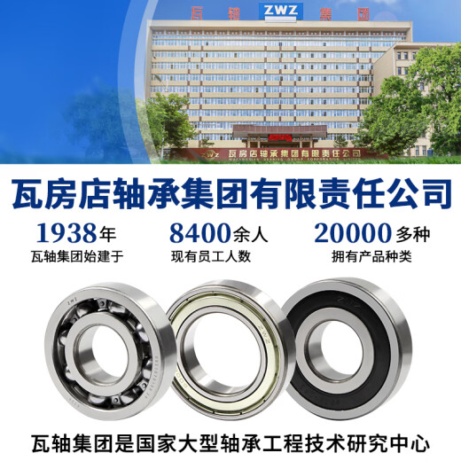 ZWZ瓦房店6208轴承C3Z2高压防爆高速电机轴承6204-2RS高精度高转速替代进口轴承 6210【50*90*20】 2RS/C3Z2胶盖密封