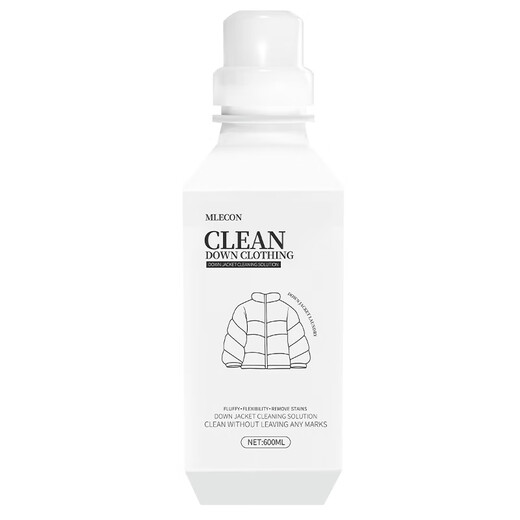 MLECON European down jacket cleaning agent for washing special detergent liquid washing machine fluffy washing detergent machine washing 600ml