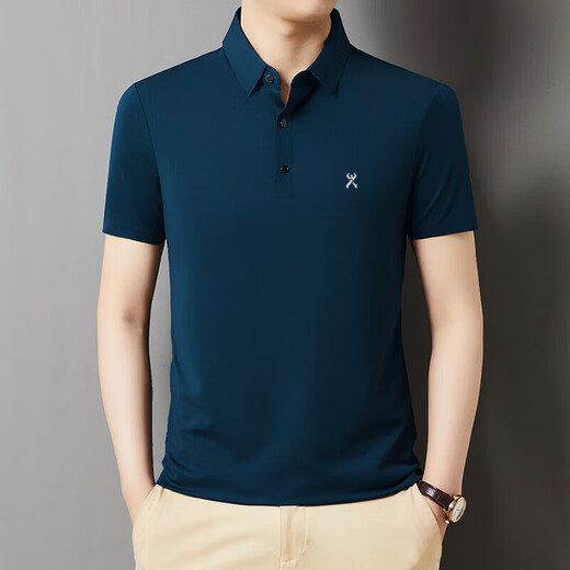 Jinba T-shirt à manches courtes pour hommes minces de mûrie de mûrie de mûre