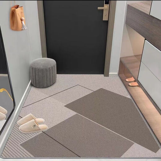 Shansui entrance hall vertical version modern entrance carpet door mat door floor mat household cuttable entry floor mat carpet thickened visual aesthetic 100 120*140cm