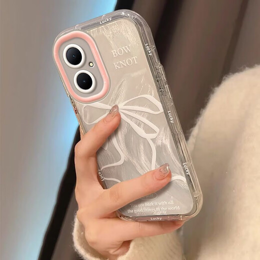 Лучший выбор подходит для Vivoy78+ Coase Mobile Phone y30 Peather Yarn Cream Y77 Силиконовый Y52S Girl Heart Bow Bow Y33S Полное покрытие Y76S Case Mobile Phore Vivoy73s Mrendy Brand Antifeath