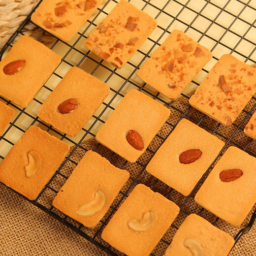 Kasca Kasca Nagano Nuts Cookies Geschenkbox/Hawaiian Nuts Cascady Snacks Neujahrsgeschenkpack H1 [2 Spezifikationen] 345G + 328G 2 Boxen 673g