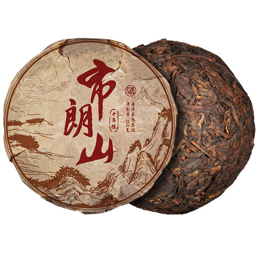 坦呈2014年熟普十年陈布朗山普洱茶熟茶沱茶陈年云南熟普洱茶叶 【沱茶】布朗山老熟沱250克*1沱