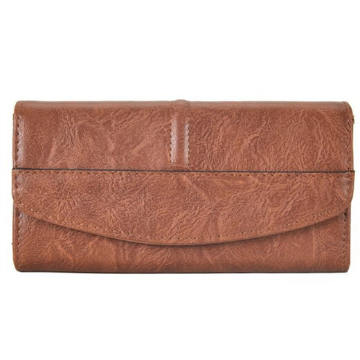 Yupinjia Retro Frauen Brieftasche Langes Modell, große Kapazität, Multi-Karten-Position, einfache und modische Kupplungskartenbeutel-Brieftaschen-Nischendesign, Frauenbrieftasche Long Model [Brown]