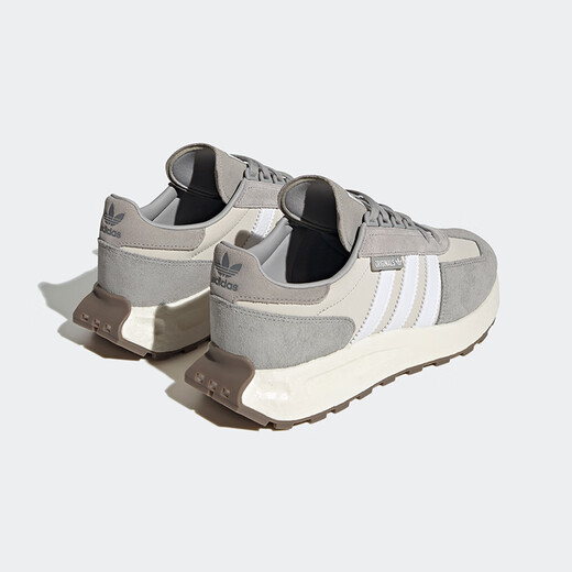 阿迪达斯 （adidas）三叶草男鞋女鞋 冬季新款运动鞋经典低帮复古休闲鞋舒适跑步鞋 GY9922/米/灰/白 42