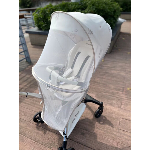 Baby walking artifact accessories stroller mosquito net walking baby artifact mosquito shield t6 second generation accessories special large upgraded version walking baby Kano bear
