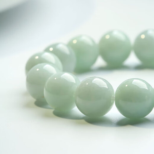 Heart ginseng jade, guaranteed price 11.11 A-quality jade bracelet, male and female couple style Buddha beads and jade bracelet, jade bracelet gift