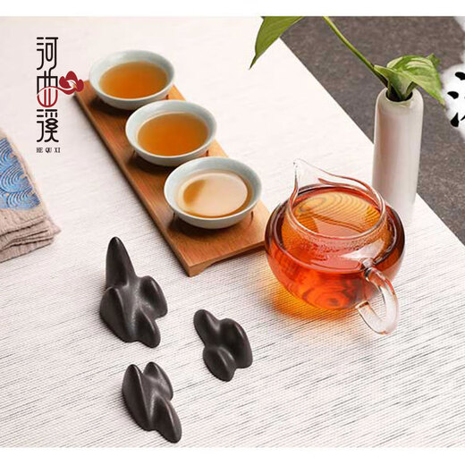 Hequxi (HEQUXI) small bag aged black tea Hunan Anhua black tea specialty tea Hequxi black tea box