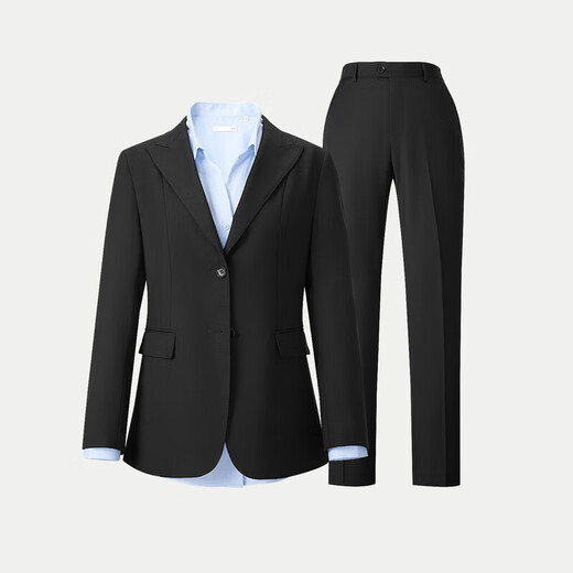 HLA Hailan House suit women's lapel collar elastic suit women's spring