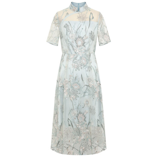 Pink and blue wardrobe dress 532L838 Avocado Green M