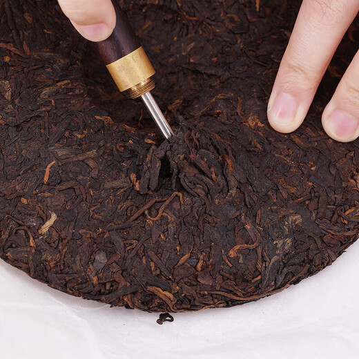 Bama Tea Industry Signature Pu'er Tea Word of Mouth Xishuangbanna Ripe Pu'er Tea 357g 2017 Cake Tea