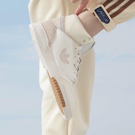 阿迪达斯 （adidas）三叶草男鞋女鞋2025年秋季帮板鞋运动鞋潮流耐磨情侣休闲鞋 IF2677/淡粉 38