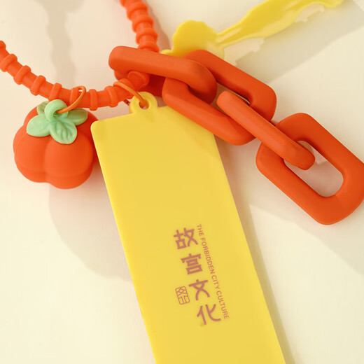 故宫文化 事事如意软胶挂饰 包挂小挂件创意精美钥匙扣故宫博物院文创礼品 生日礼物送女友