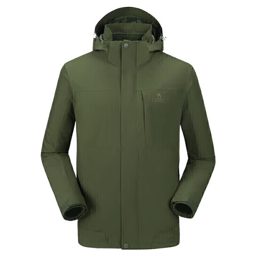 骆驼（CAMEL）户外冲锋衣 三合一加绒加厚防水情侣款外套登山服装 A9W214119AX