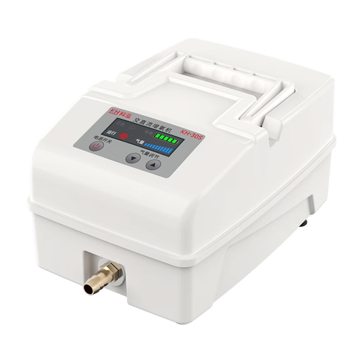 柏卡乐交直流增氧泵充电大功率增氧机海鲜鱼池养殖养鱼充氧机鱼缸氧气泵 功率45W 6孔 锂电池 数显款 55斤内鱼