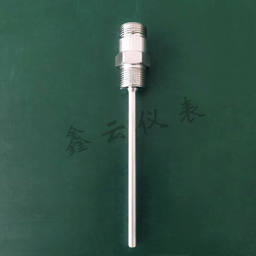 Jieyunmao stainless steel bimetal thermometer sensor protective sleeve threaded thermocouple resistance probe housing 316NPT21L100