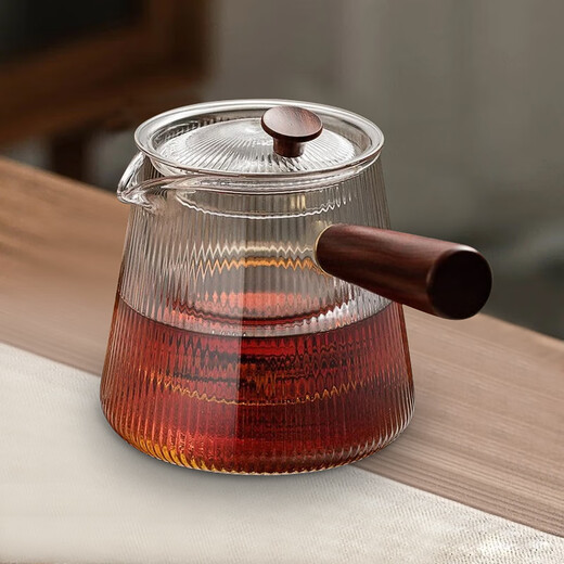 YIHUTEA Teapot Glass Tea Boiler Tea Water Separator Heat-resistant Side Handle Teapot Electric Ceramic Stove Kettle Yixiang Teapot 850ml