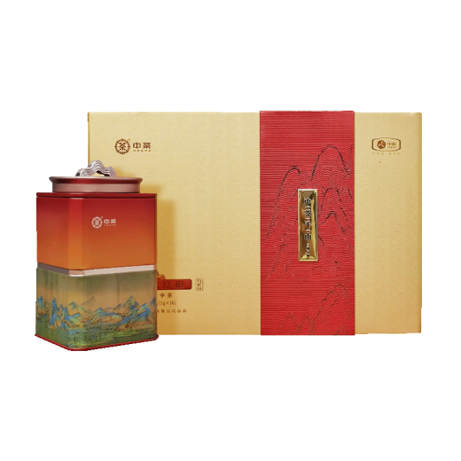 中茶茶叶乌龙茶福建武夷山大红袍岩茶节日送礼茶叶礼盒千山系列 180g*1盒
