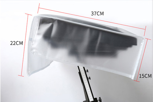 Zhenyue Piano Dust Cover Sunproof and Waterproof Electronic Piano Cover Transparent Frosted Electric Piano Cover Yamaha Moisture-proof White 61 Keys