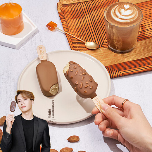 Menglong Wang Jiaer recommends Heluxue Mini Menglong Badan Cappuccino Ice Cream 43g*3+42g*3