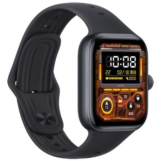 Vivoiqoo Watch GT Bluetooth Versión de caucho suave Persiguiendo el sistema operativo Black Blue River Black Blue AI Experiencia Baidu Navegación ESIM Cloud Message Expresión inteligente de San Valentín Regalos Niños