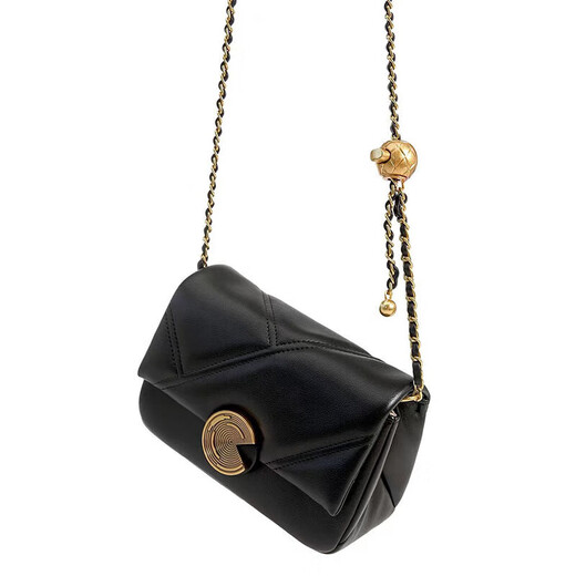 Chongsukei leichte Luxus Frauenbeutel Mode Diamond Chain Bag Frauen High-End-Nische vielseitige One-Shoulder-Crossbody-Tasche Frauen CK-9227 Deep Black Birthday Geschenk Frauen Frauen