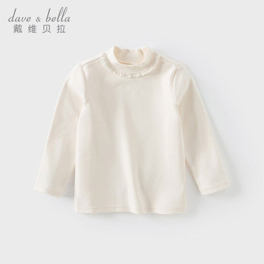 David Bella children's T-shirt autumn and winter girls half turtleneck bottoming shirt for baby girls